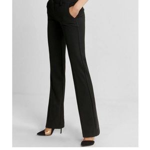 Express Classic Black Boot-Cut Dress Pants